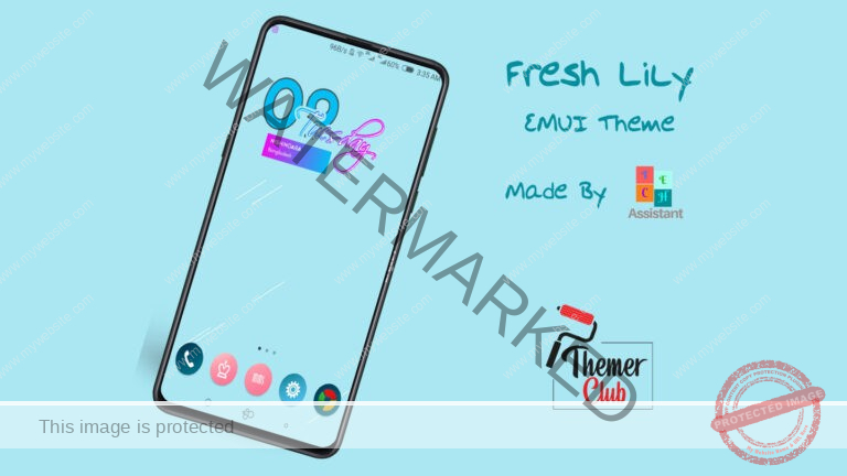 Fresh Lily EMUI 4 / 4.1 Theme | Themer Club