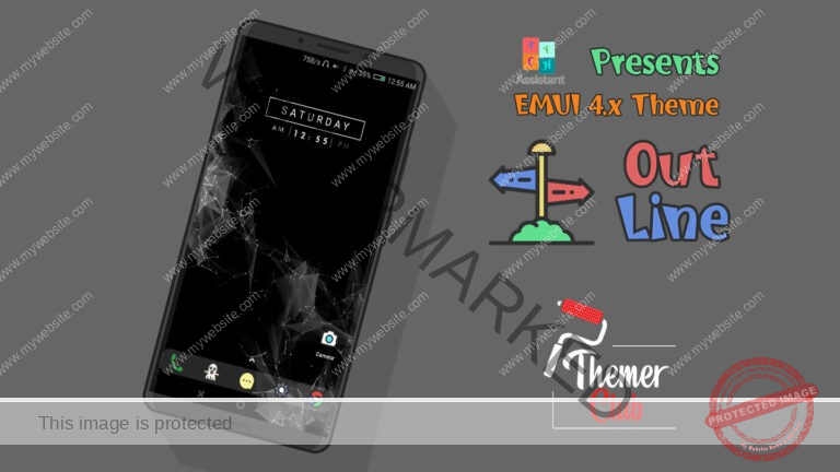 Out Line EMUI 4 / 4.1 Theme | Themer Club